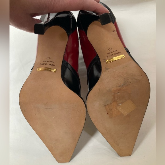 Dolce & Gabbana Red and Black Bootie Boots, size 40, fit like a 9 - Picture 10 of 10